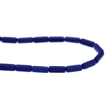 4x13mm blue sodalite rectangle gemstone bead GRB02
