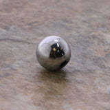 6mm Magnetic Hematite Round Silverplate Mh57