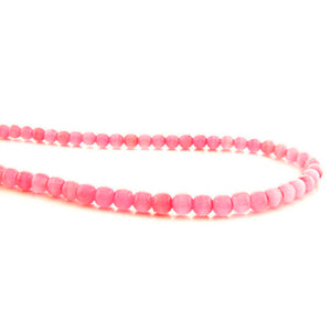 4mm Fiberoptic Cats Eye Round Pink 4CE12
