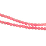 4mm Fiberoptic Cats Eye Round Pink 4CE12