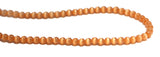 4mm Fiberoptic Cats Eye Round Peach 4CE15 - Mi Amore