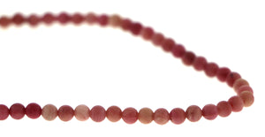 4mm Gemstone Rounds Rhodonite 4GR05