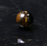 6mm Gemstone Rounds Tigers Eye Gr04