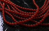 6mm Gemstone Rounds Carnelian Gr19