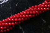 6mm Gemstone Rounds Coral Gr25