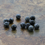 6mm Snowflake Obsidian Gemstone Round GR13