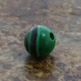 6mm Gemstone Rounds Malachite B GR14