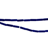 4x13mm blue sodalite rectangle gemstone bead GRB02