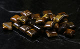 10X10mm Gemstone Spacer Tigers Eye GRS01