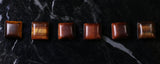 10X10mm Gemstone Spacer Red Tigers Eye GRS10