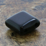 10X10mm Gemstone Spacer Black Stone Grs09
