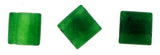 10x10mm Gemstone Spacer Emerald 25pc GRS17 - Mi Amore