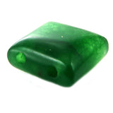 10x10mm Gemstone Spacer Emerald 25pc GRS17