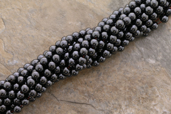 6mm Hp Magnetic Hematite Round HPM06