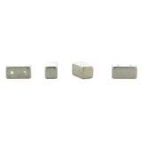 Magnetic Clasp 2 Hole Silver Plated Set Of 10 MC03