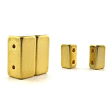 Magnetic Clasp 2 Hole Gold Plated Sets Of 10 MC04