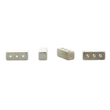 Magnetic Clasp 3 Hole Silver Plated Set of 10 MC08