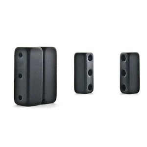 Magnetic Clasp 3 Hole Black Epoxy Sets Of 10 MC09
