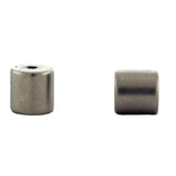 6mm Barrel Magnetic Clasp Set Of 10 Stainless Nickel MC11