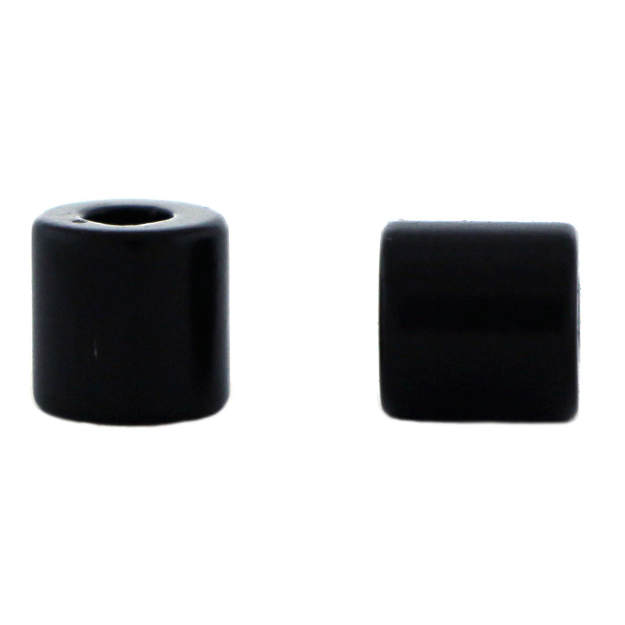 6mm Magnetic Clasp Set Of 10 Matte Black Barrel MC15 – magneticjewelrysupply