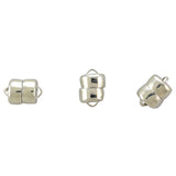 8mm Magnetic Clasp Set Of 12 Maglok Silverplate Loop MC25