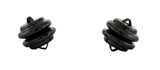 11mm Magnetic Clasp Set Of 12 Maglok Black Loop MC29 - Mi Amore