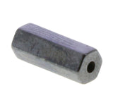 5X12mm Magnetic Hematite Hexagon Tube Mh18