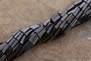 5X12mm Magnetic Hematite Hexagon Tube Mh18