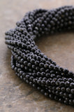 4mm Magnetic Hematite Faceted Round Mh30
