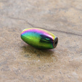 6X12mm Magnetic Hematite Rainbow Rice/Oval Mh43