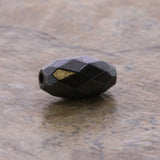 6x12mm Magnetic Hematite Faceted Rice  MH59