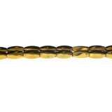 5x12mm Magnetic Hematite Goldplate Twist Mh82