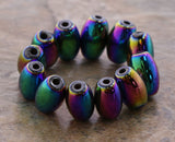 5x8mm Rainbow Rice Magnetic Hematite MH83