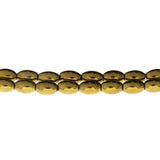 5x8mm Gold Rice Magnetic Hematite MH85
