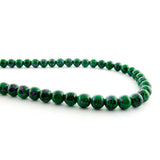 6mm Magnetic Marble Round Dk Green MM03