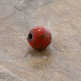 6mm Magnetic Marble Round Orange MM06