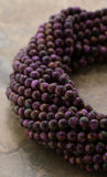 6mm Magnetic Marble Round Brown MM07