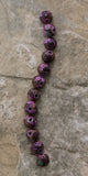 6mm Magnetic Marble Round Brown MM07