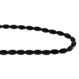 5X8mm Magnetic Marble Rice Dk Green MM13