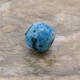 6mm Magnetic Marble Round Blue Turquoise MM14
