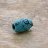 5X8mm Magnetic Marble Rice Turquoise MM16
