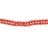 6mm Magnetic Pearl Salmon Pink Round MP12