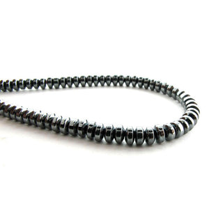 3mm Non-Magnetic Hematite Rondelles NMH01