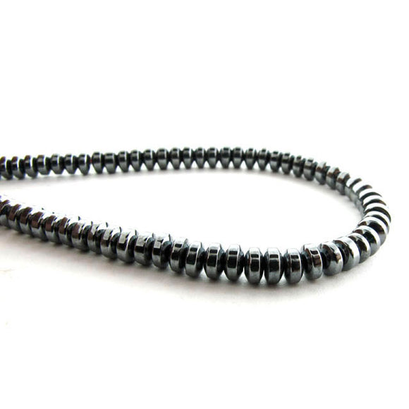 3mm Non-Magnetic Hematite Rondelles NMH01