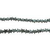 Non-Magnetic Hematite Star Beads NMH18