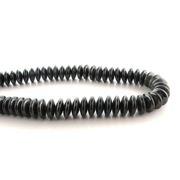 3x8mm Non-Magnetic Hematite Rondelles NMH19