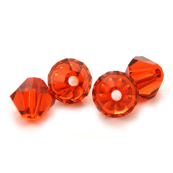 4mm Swarovski Crystals Indian Red S4C15