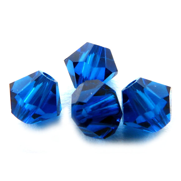 4mm Swarovski Crystals Capri Blue S4C21