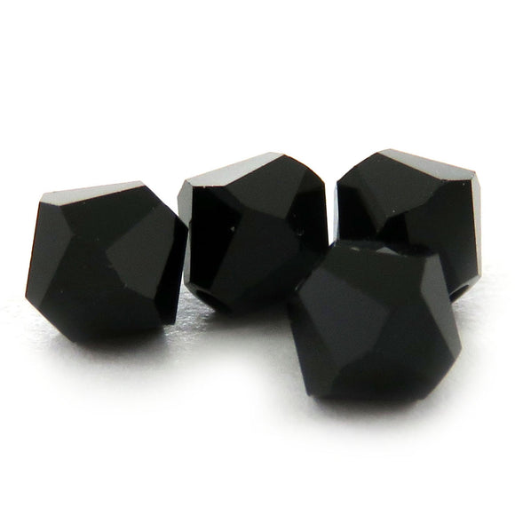 4mm Swarovski Crystals Jet S4C23