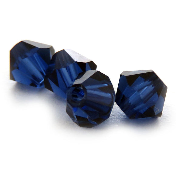 4mm Swarovski Crystals Dk Sapphire S4C31